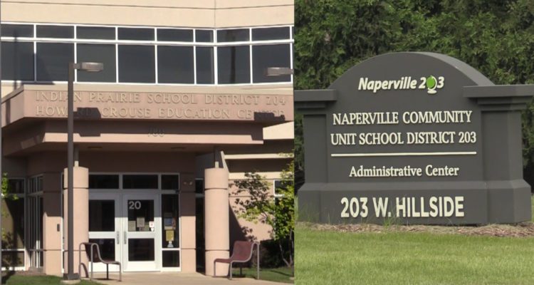 IPSD 204 administration building and D203 administration building sign