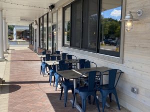 shuckin shack outside seating