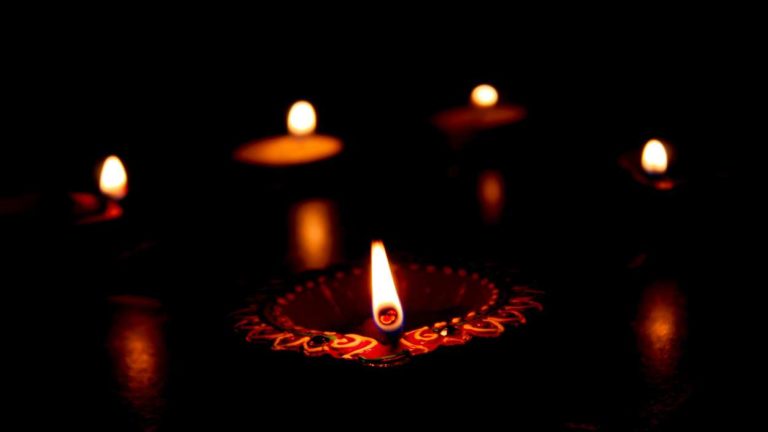 Several lit candles