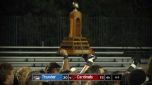 North Central football retains the Brass Bell trophy
