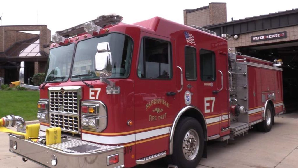 file shot of Naperville fire truck