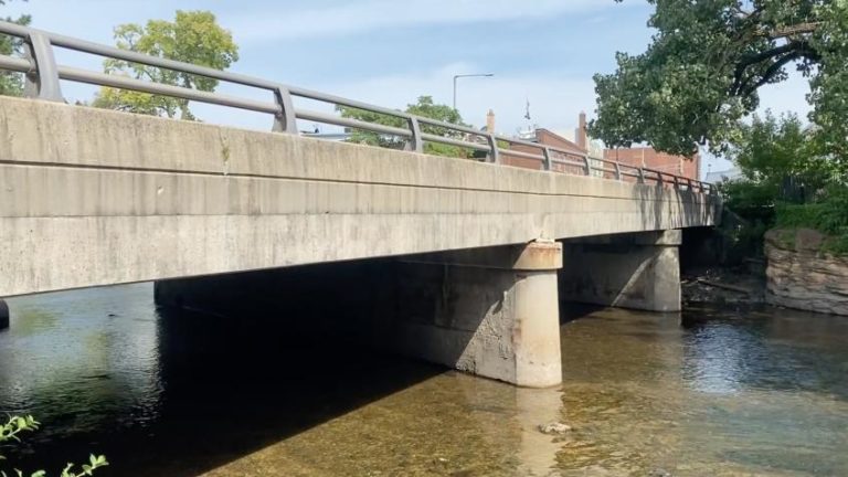 Washington Street Bridge side view