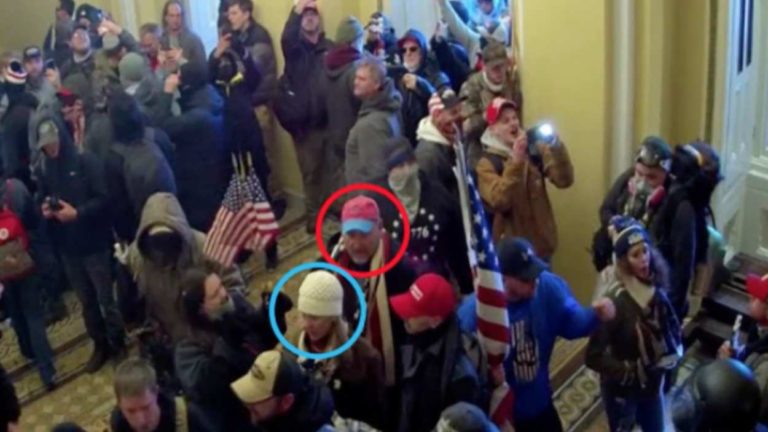 U.S. Department of Justice photo of people during U.S. Capitol breach on January 6, 2021