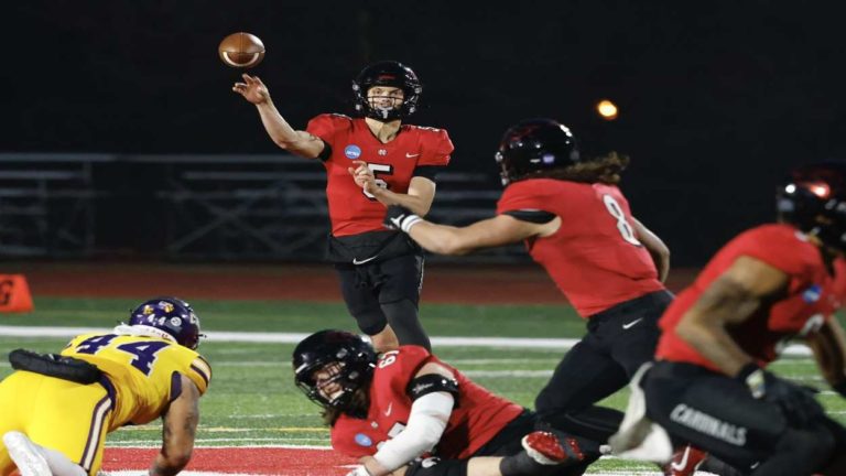 North Central Football Luke Lehnen to Greenfield