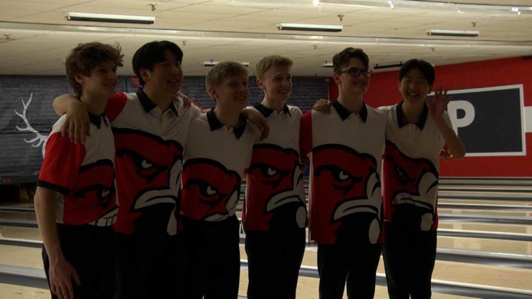 Naperville Central boys bowling team photo