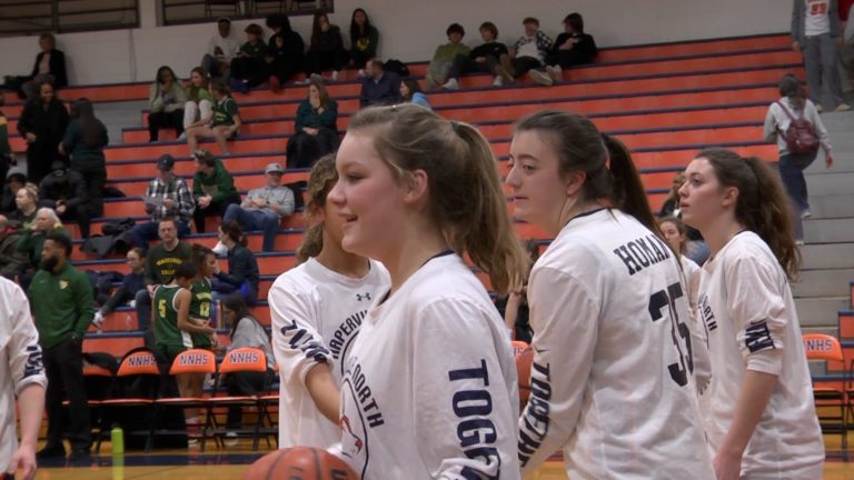 Naperville North warming up