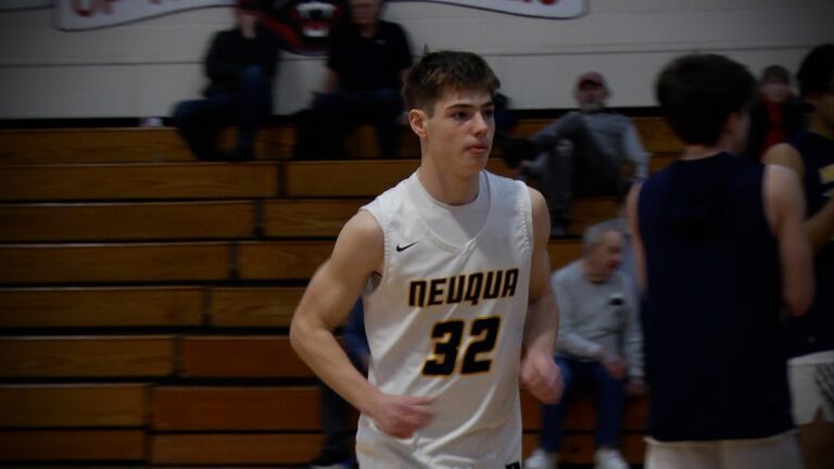 Luke Kinkade during player introductions