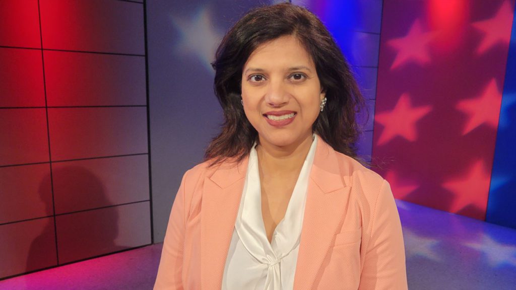Meghna Bansal on the set of NCTV17