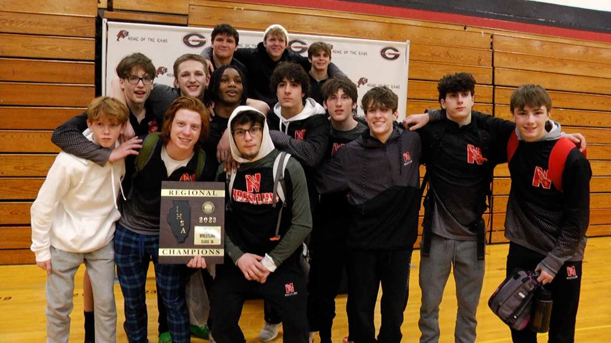 Naperville Central grapples their way to the Glenbard East Regional
