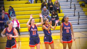 Naperville North girls basketball player introductions
