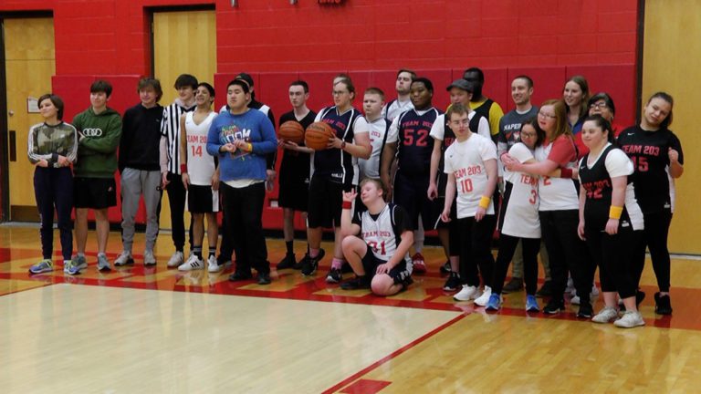 Special Olympic athletes ready to play at Naperville Central