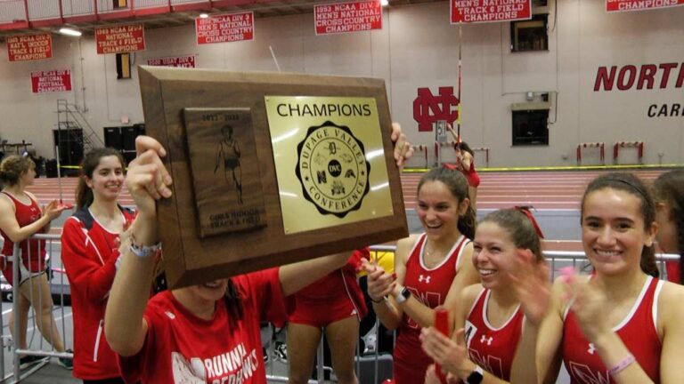 Naperville Central with the DVC plaque