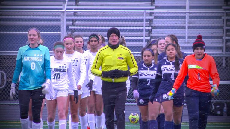 Waubonsie Valley, West Chicago, and official walking on the field