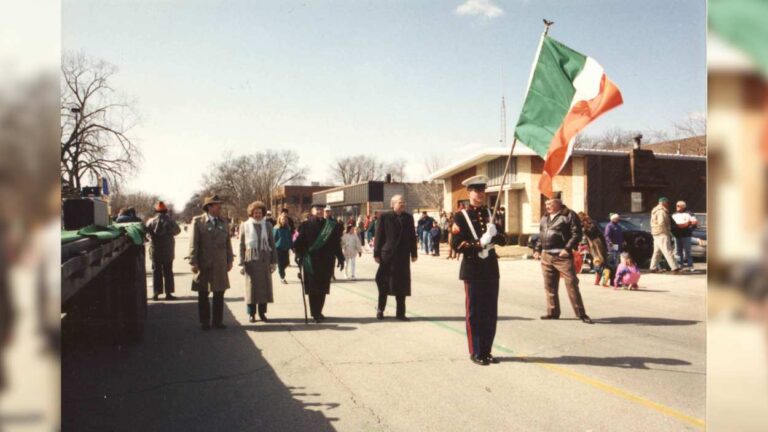 First Naperville St.Patrick's day parade 1993.