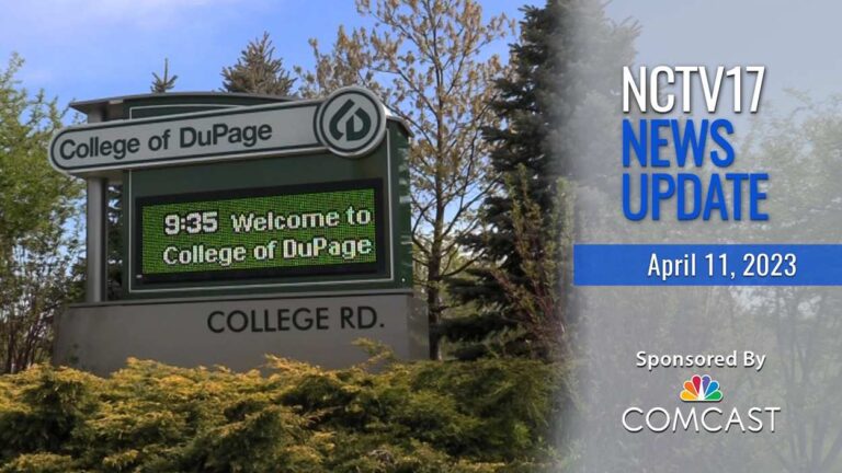 News Update text 4.11.23. COD increasing tuition Electric Lawn Equipment Rebate Program Naperville North Huskie Robotics to World Championships