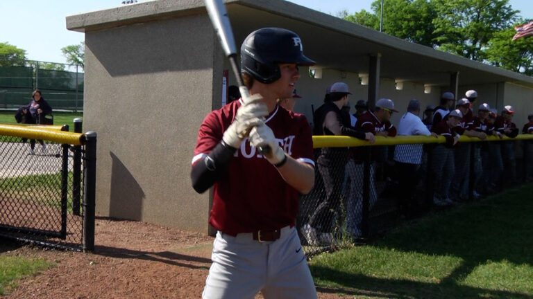 Plainfield North batter swinging