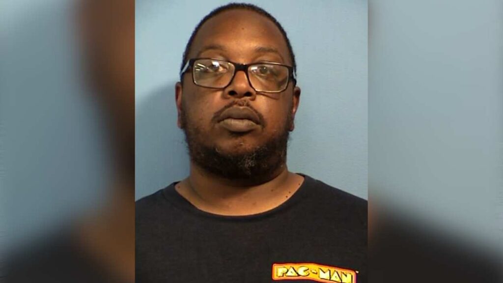 Police handout photo of John Templeton, accused of illegally possessing gun