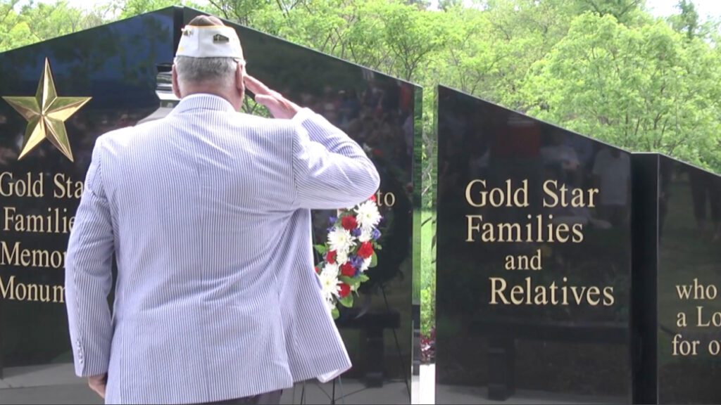 Naperville unveils new Gold Star Families Memorial Monument