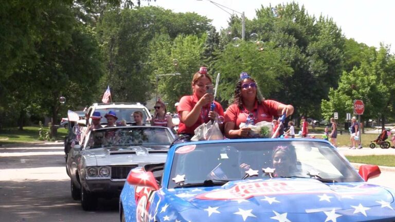 Cars at the Brookdale Fourth of July parade