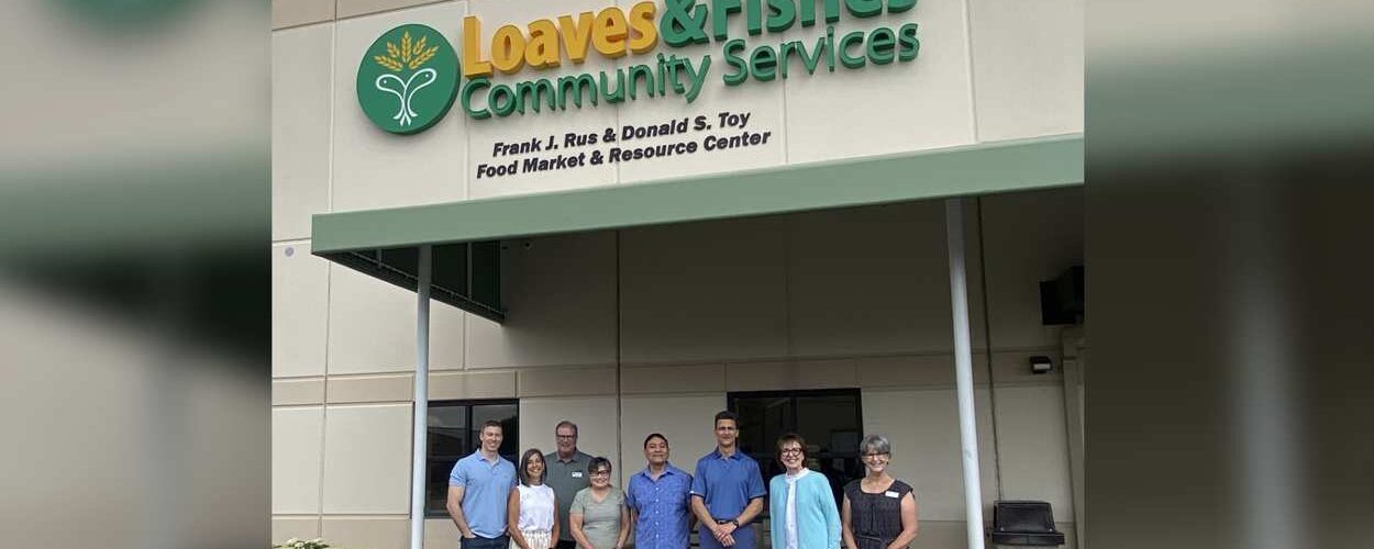 Exterior of Loaves & Fishes Naperville building renamed in honor of donors
