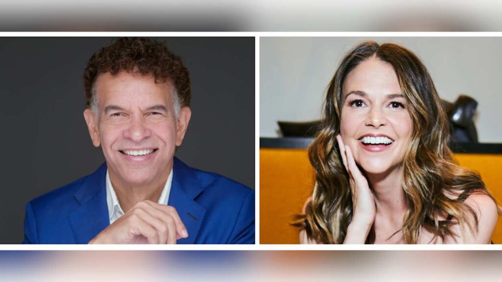 Two Broadway stars set to shine at Paramount gala and concert. Pic of Brian Stokes Mitchell & Sutton Foster.