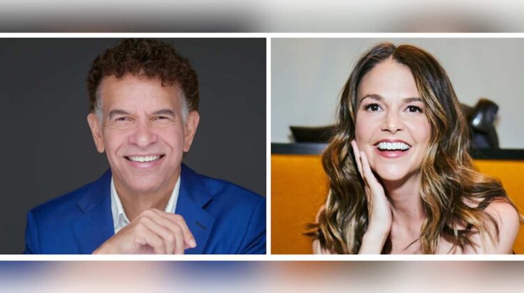 Two Broadway stars set to shine at Paramount gala and concert. Pic of Brian Stokes Mitchell & Sutton Foster.