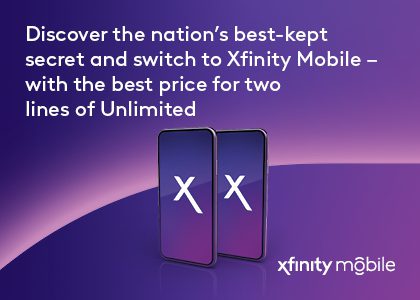 xfinity. The most reliable 5G network nationwide.