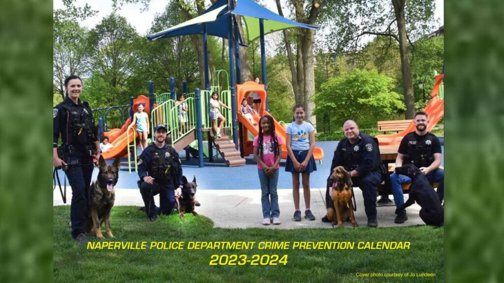 Cover of 2023 Naperville Crime Prevention Calendars