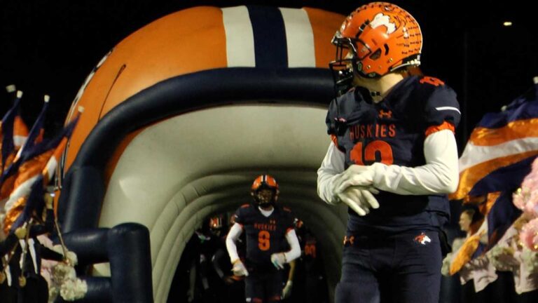 Naperville North leaves tunnel in week eight of football friday