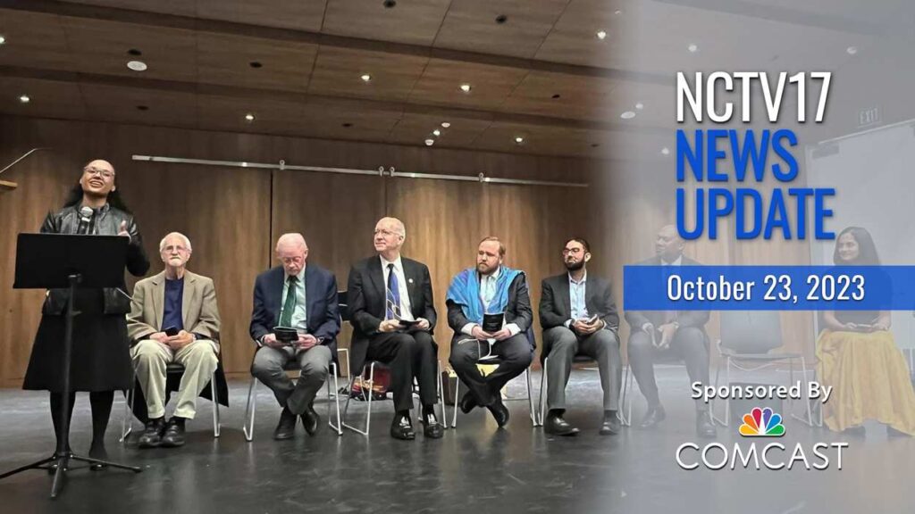 Faith leaders and public officials at NILA's interfaith solidarity event