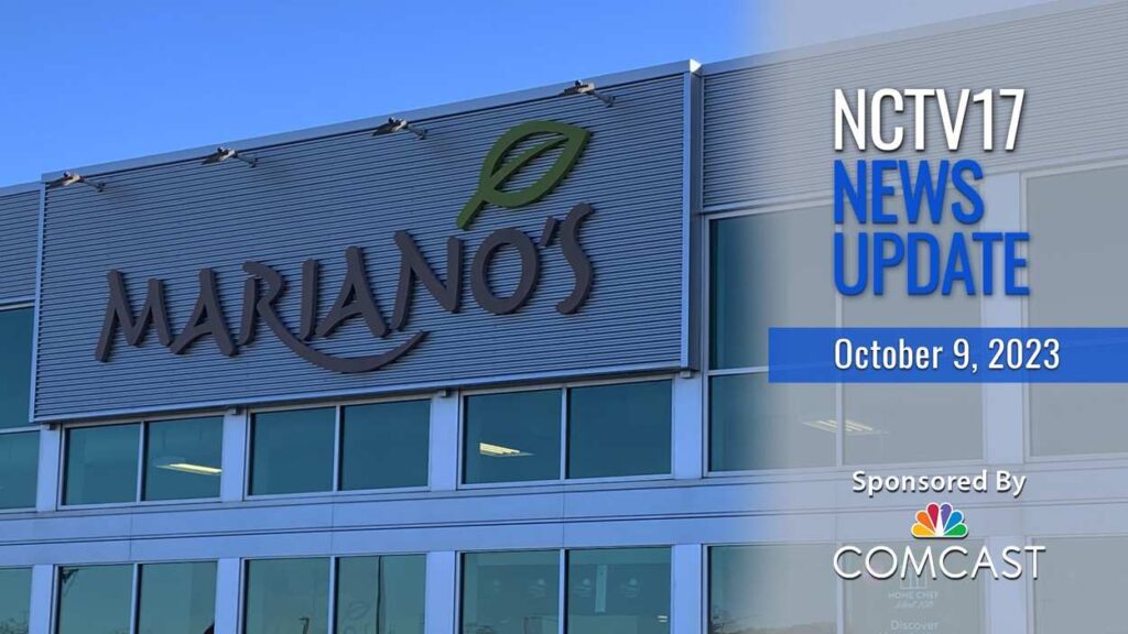 Mariano's in Naperville store front sign.