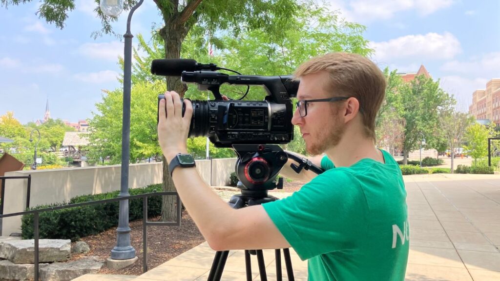 Anthony Yench works camera for NCTV17