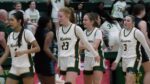 Waubonsie Valley girls basketball shakes hands with Downers Grove South