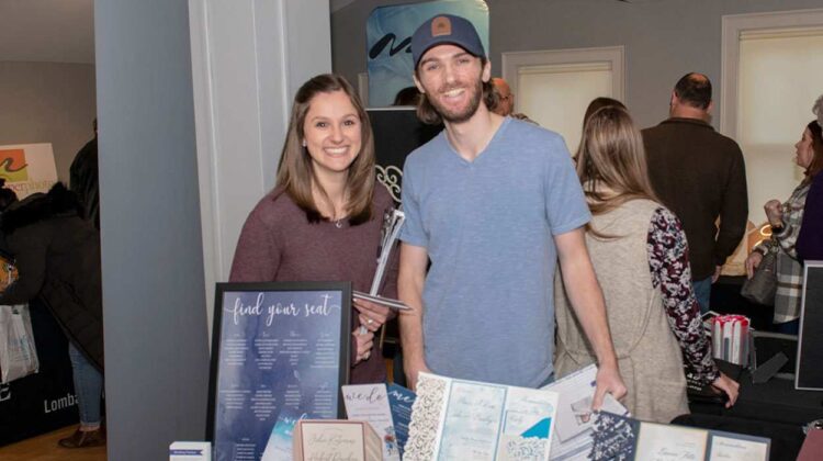 Couple at Naper Settlement's Wedding Showcase