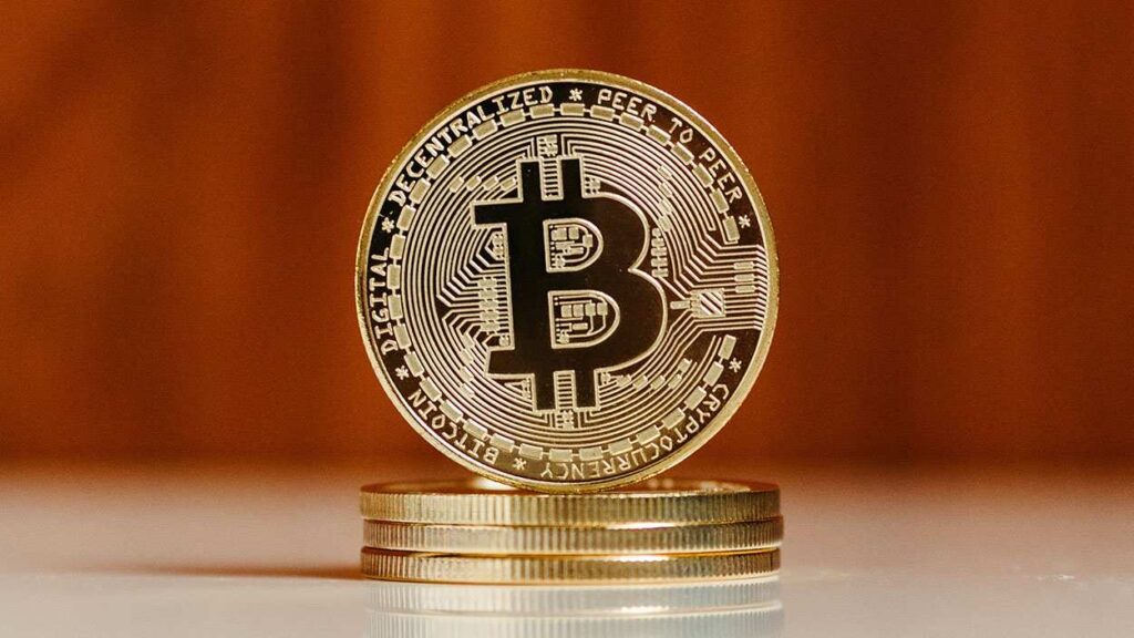 Stock image of Bitcoin