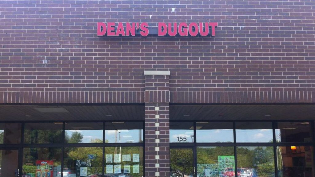 Local collectibles store Dean’s Dugout, 2035 S. Washington St.