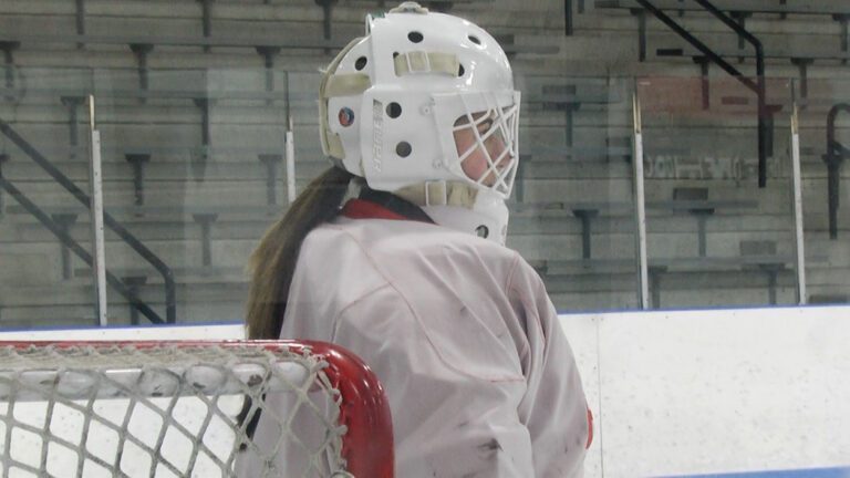 Ava Christensen for Benet Academy Hockey