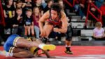 North Central College women's wrestler competes in the 2024 regional championship