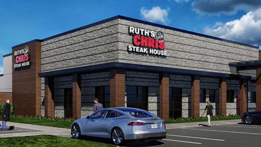 Rendering of Ruth's Chris Steak House, one restaurant planned for the Block 59 development, but may back out if alcohol pour limits are not increased