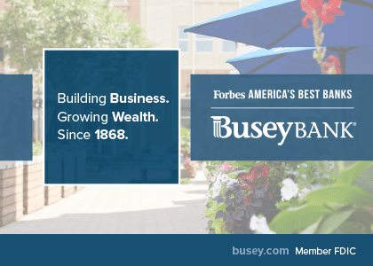Busey Bank. Building Business. Growing Wealth. Since 1868