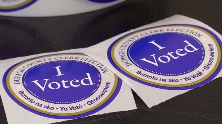 "I voted" stickers