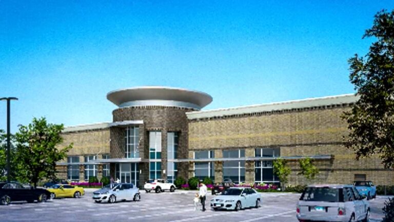 Depiction of proposed medical facility for former LA Fitness building in Naperville