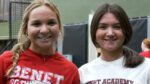 Angela and Gianna Horejs for Benet Academy softball