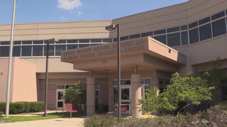 Exterior of Indian Prairie School District 204 administration building