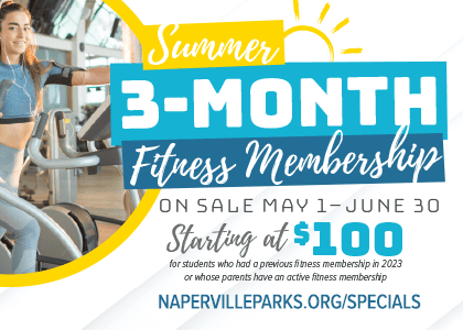 Naperville Park District 3 month fitness membership