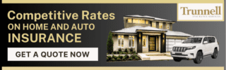 Trunnell Insurance. Competitive Rates on Home and Auto Insurance.