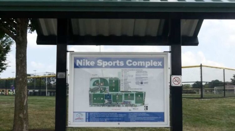 Nike Sports Complex sign