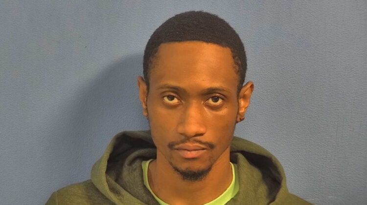 Mugshot of Devon Redmond, accused of possessing automatic weapon