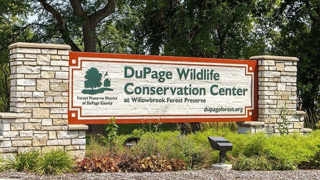 Sign for DuPage Wildlife Conservation Center
