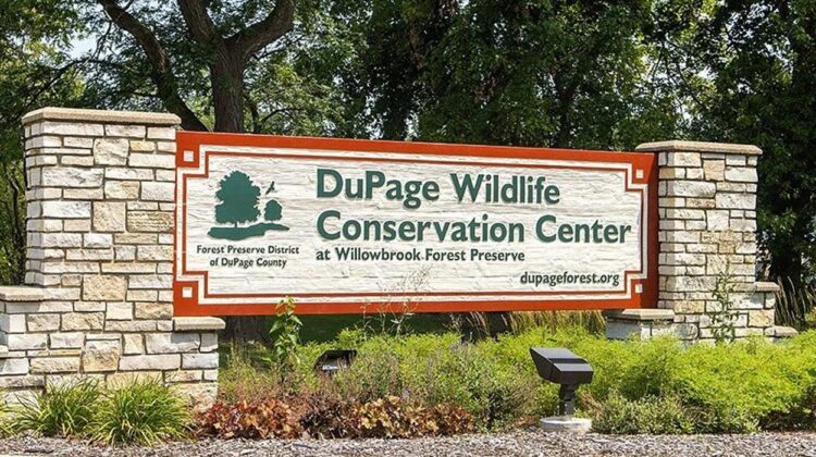Sign for DuPage Wildlife Conservation Center